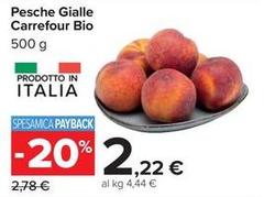 Carrefour Bio - Pesche Gialle