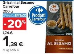 Selection carrefour - Grissini Al Sesamo