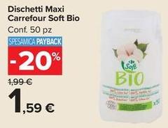 Carrefour - Soft Bio Dischetti Maxi 