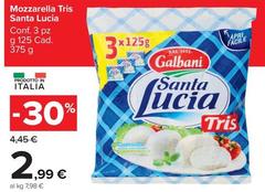 Galbani - Mozzarella Tris Santa Lucia