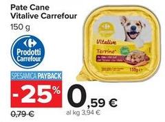 Selection carrefour - Pate Cane Vitalive