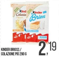 Ferrero - Kinder Brioss/Colazione Più
