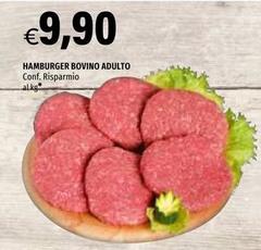 Hamburger Bovino Adulto