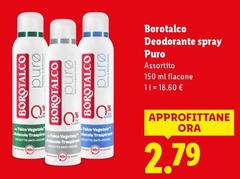 Borotalco - Deodorante Spray Puro