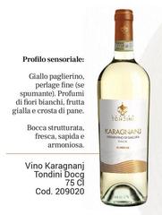 Vino Karagnanj Tondini DOCG