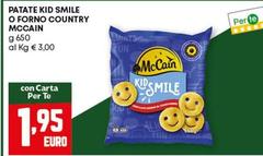 Mccain - Patate Kid Smile O Forno Country