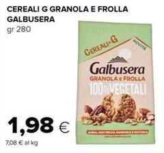 Galbusera - Cereali G Granola E Frolla