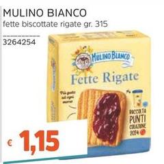 Mulino Bianco - Fette Biscottate Rigate