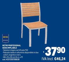 Sedia Impiabile