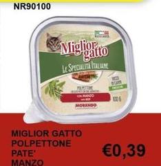 Morando - Miglior Gatto Polpettone Pate' Manzo