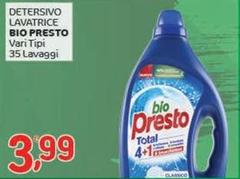 Bio Presto - Detersivo Lavatrice