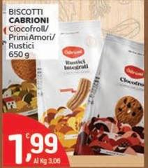 Cabrioni - Biscotti