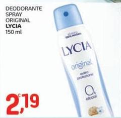 Lycia - Deodorante Spray Original