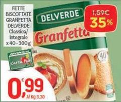 Delverde - Fette Biscottate Granfetta