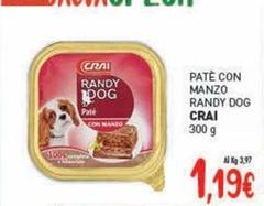 Crai - Pate Con Manzo Randy Dog