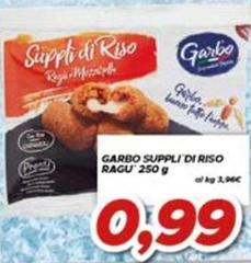 Garbo - Suppli Di Riso Ragu