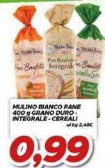 Mulino Bianco - Pane 400 G Grano Duro- Integrale- Cereali