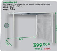 Gazebo Gipsy 3x3