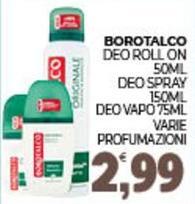 Borotalco - Deo Roll On Deo Spray Deo Vapo