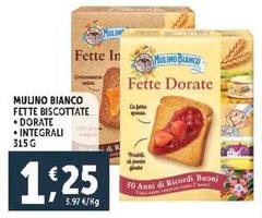 Mulino Bianco - Fette Biscottate Dorate/Integrali