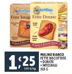 Mulino Bianco - Fette Biscottate Dorate/Integrali