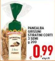 Panealba - Grissini Stiratini Corti 3 Semi
