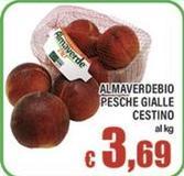 Almaverdebio Pesche Gialle Cestino