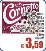 Cuore - Cornetto  Croccante X Cacao