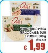Piada Borgo Piada Tradizionale/Olio E.Vergine