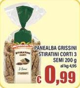Panealba - Grissini Stiratini Corti 3 Semi