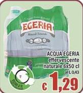 Egeria - Acqua Effervescente Naturale