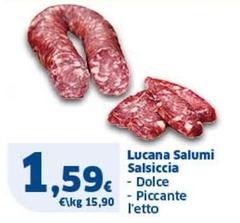 Lucana salumi - Salsiccia