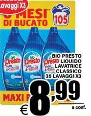 Cereal bio - Presto Liquido Lavatrice Classico