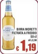 Moretti - Birra Filtrata A Freddo