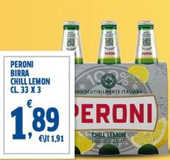 Peroni - Birra Chill Lemon