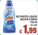 Bio Presto - Liquido Bucato A Mano