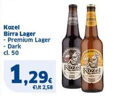 Kozel - Birra Lager Premium Lager