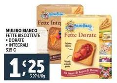 Mulino Bianco - Fette Biscottate Dorate/ Integrali
