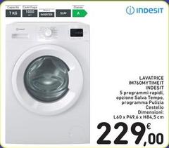 Indesit - Lavatrice IM760MYTIMEMT