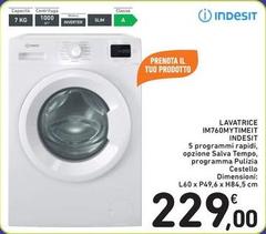 Indesit - Lavatrice IM760MYTIMEMT