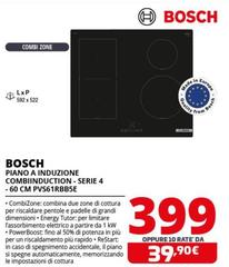 Bosch - Serie 4 PVS61RBB5E Piano Cottura A Induzione 60 Cm Nero, Senza Profili