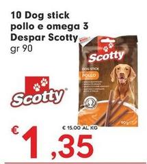 Omega - 10 Dog Stick Pollo E  3 Scotty
