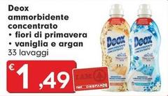 Deox - Ammorbidente Concentrato Fiori Di Primavera/ Vaniglia E Argan