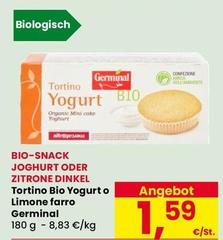 Bio snack - Tortino Bio Yogurt O Limone Farro