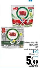 Fairy - Spumnaschine Tabs/ Tabs Platinum