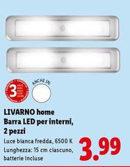 Livarno Home - Barra Led Per Interni, 2 Pezzi