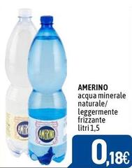 Amerino - Acqua Minerale Naturale/ Leggermente Frizzante