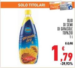 Topazio - Olio Di Semi Di Girasole