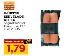 Recla - Würstel Servelade