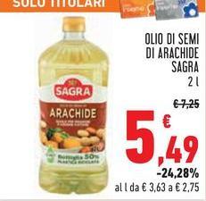 Sagra - Olio Di Semi Di Arachide